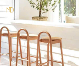 Ghế Gỗ Quầy Bar ASH