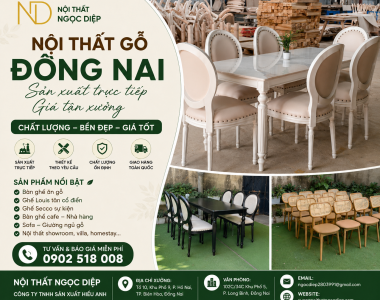 NỘI THẤT GỖ ĐỒNG NAI – XƯỞNG SẢN XUẤT NỘI THẤT GỖ THEO YÊU CẦU GIÁ TẬN XƯỞNG