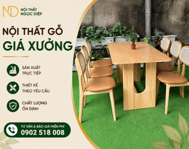 Nội Thất Gỗ Giá Xưởng – Giải Pháp Tiết Kiệm Chi Phí Cho Mọi Không Gian