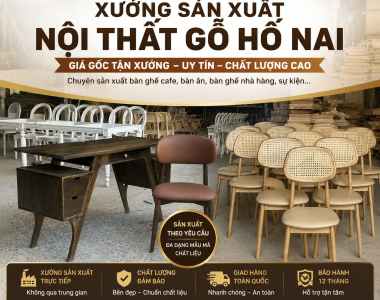 Xưởng Sản Xuất Nội Thất Gỗ Hố Nai 