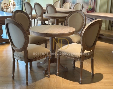 Bộ bàn ăn mặt gỗ sang trọng Đồng Nai – Thiết kế đẹp, bền, giá xưởng