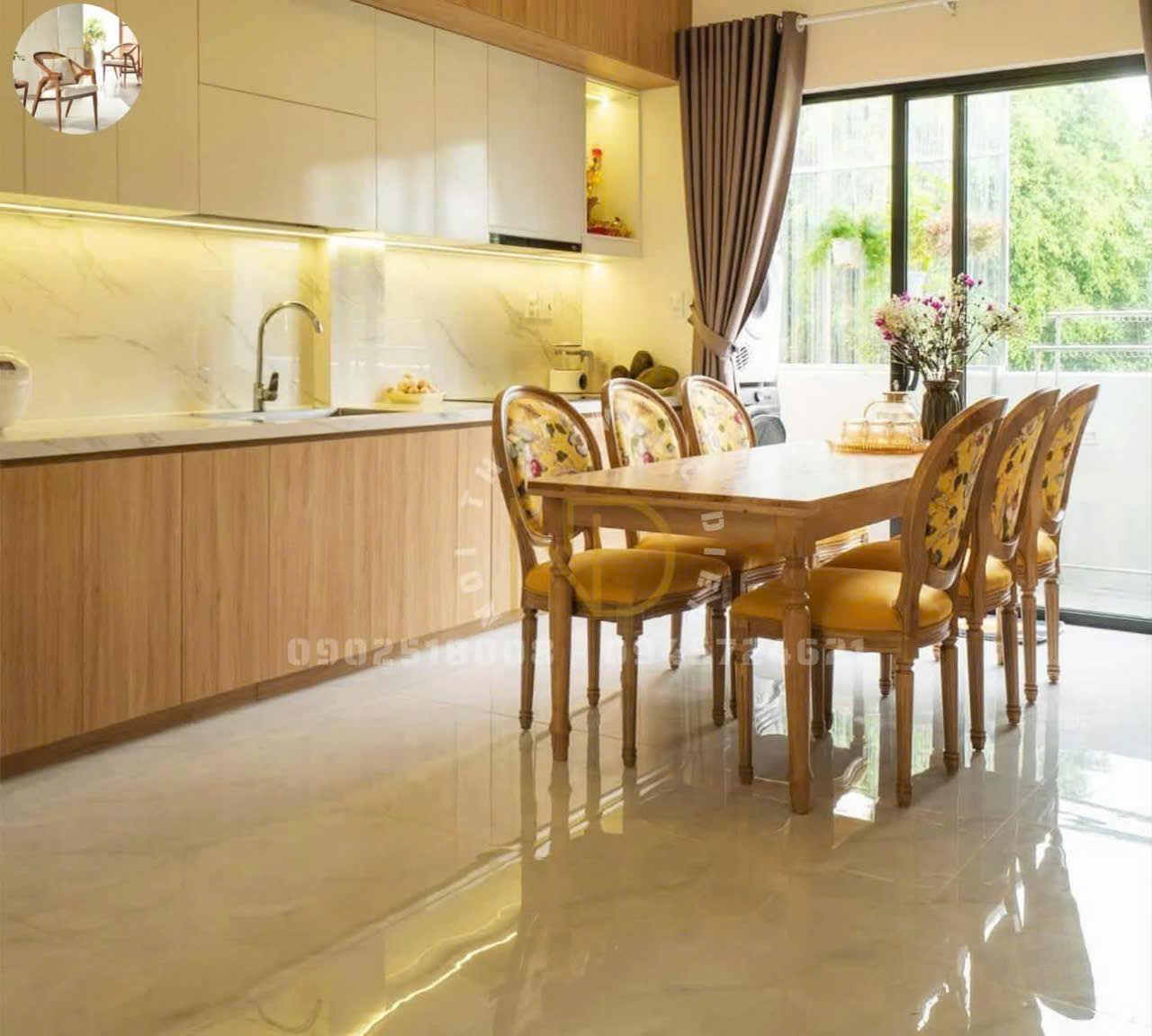 bàn ăn phong cách tân cổ điển giá tốt