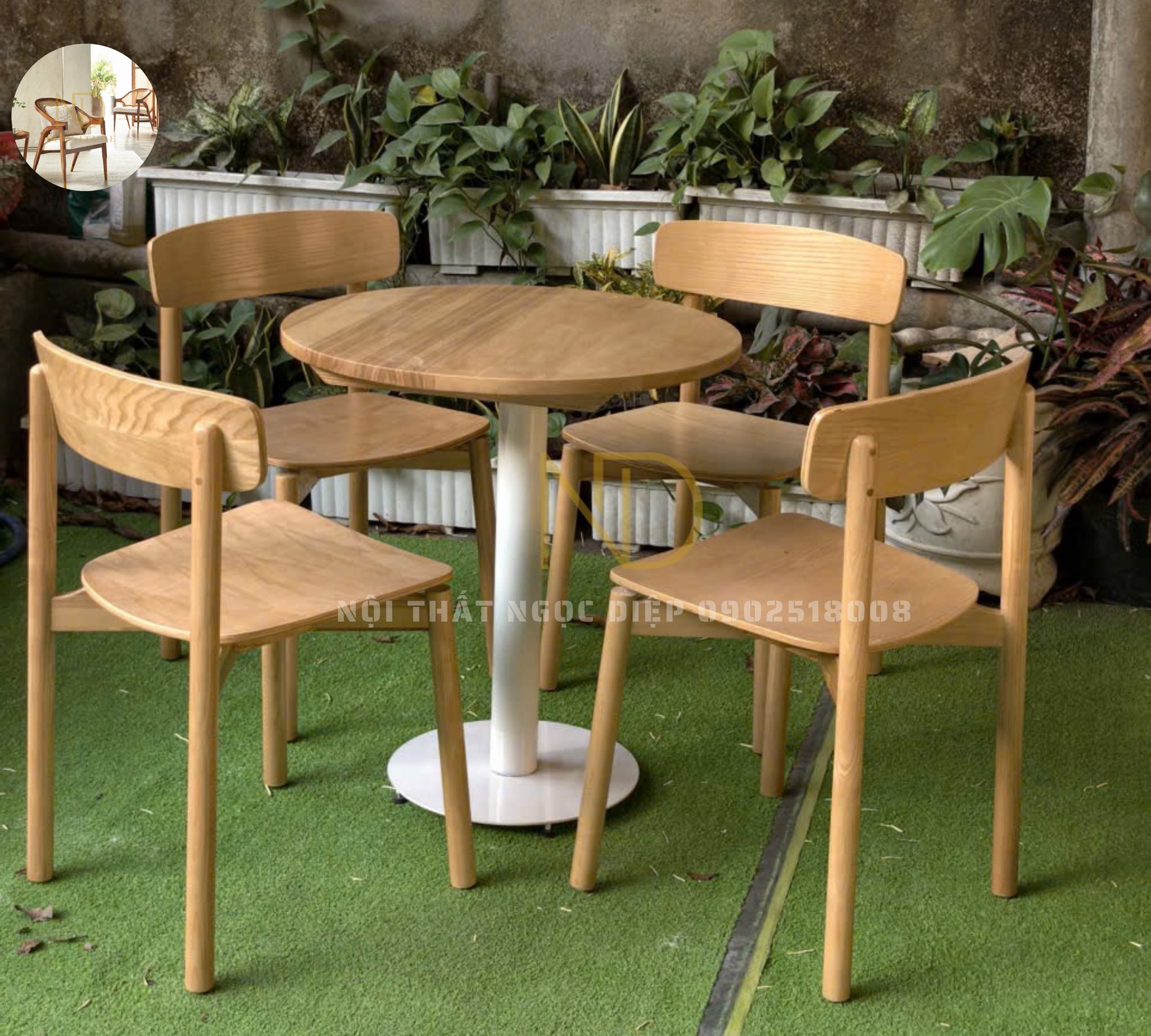 bàn ăn gỗ đẹp sang trọng tại Biên Hòa