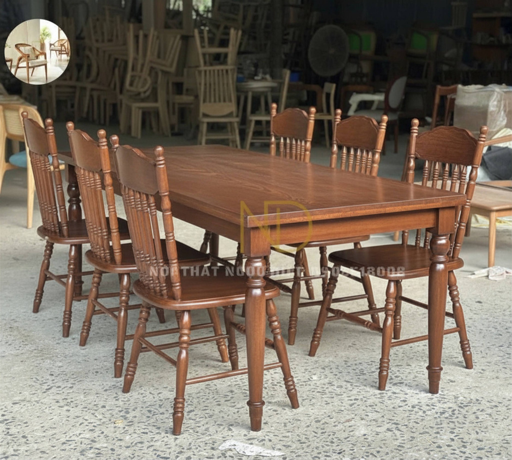 bộ bàn ghế ăn Hố Nai Biên Hòa