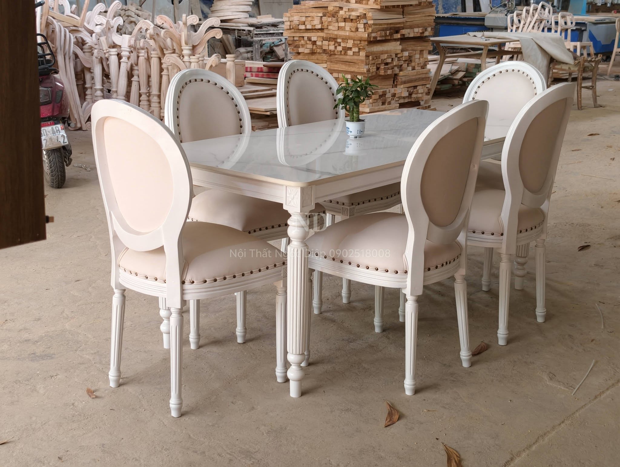 bộ bàn ghế ăn cao cấp