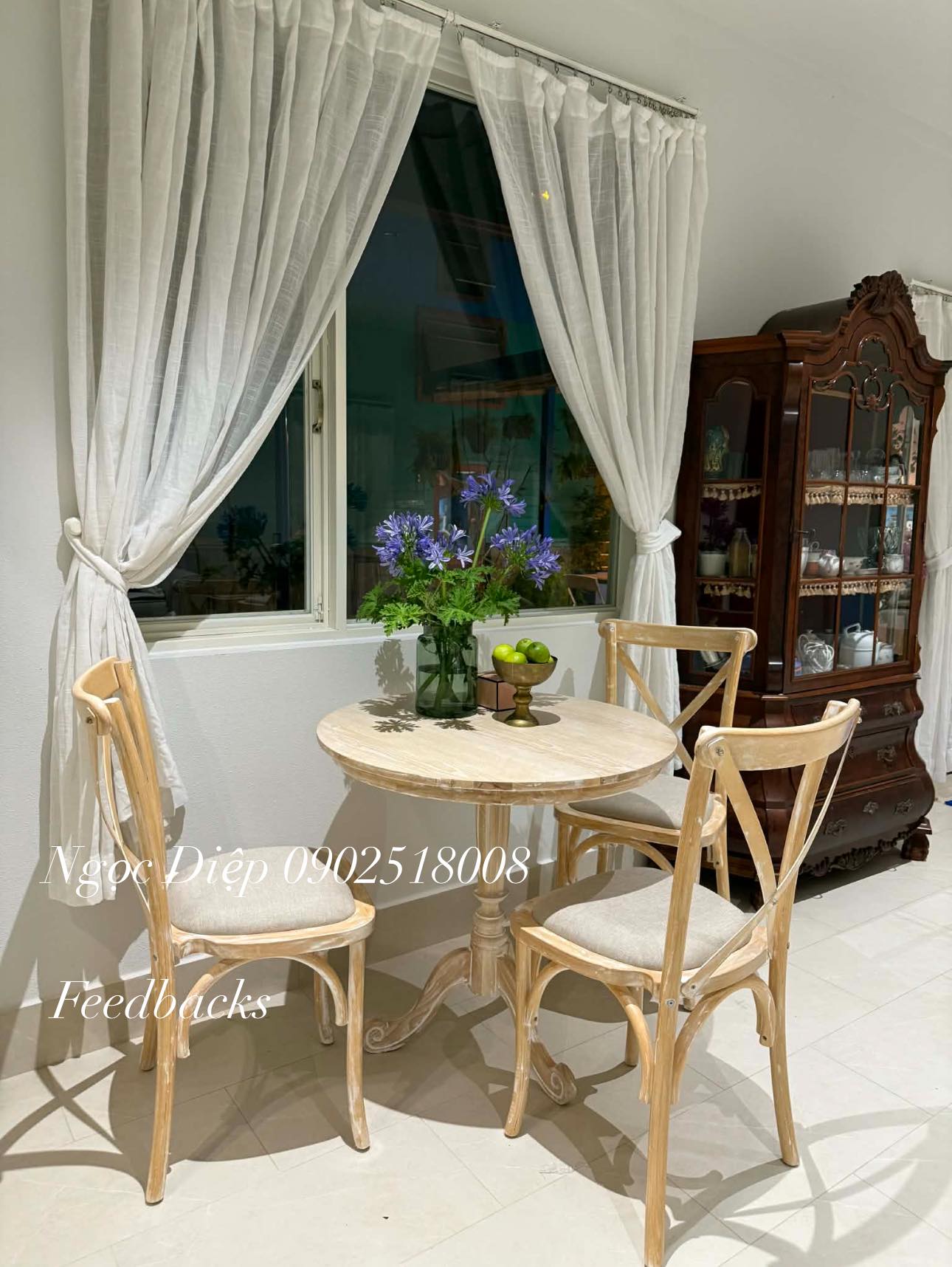 bàn ghế ăn gỗ công nghiệp giá rẻ