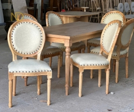 Set bộ bàn ghế ăn 6 ghế 1m6